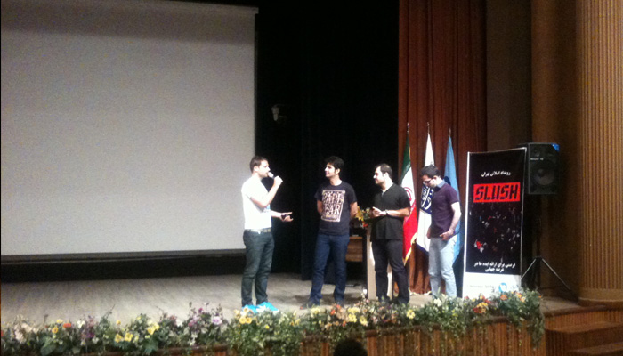 The winner team of Slush Tehran, Photo by Ali Farmad